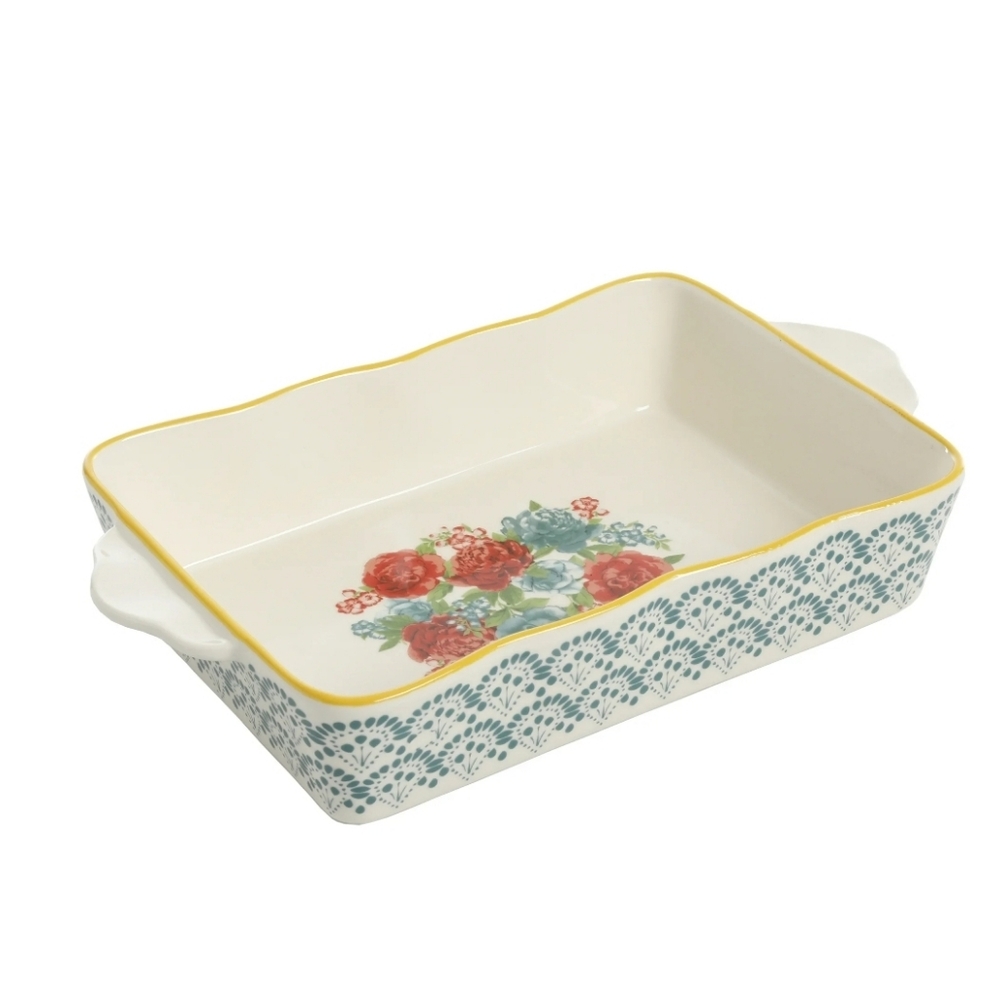NIB Pioneer Woman Blossom Jubilee Bakeware Set - Picture 4 of 5